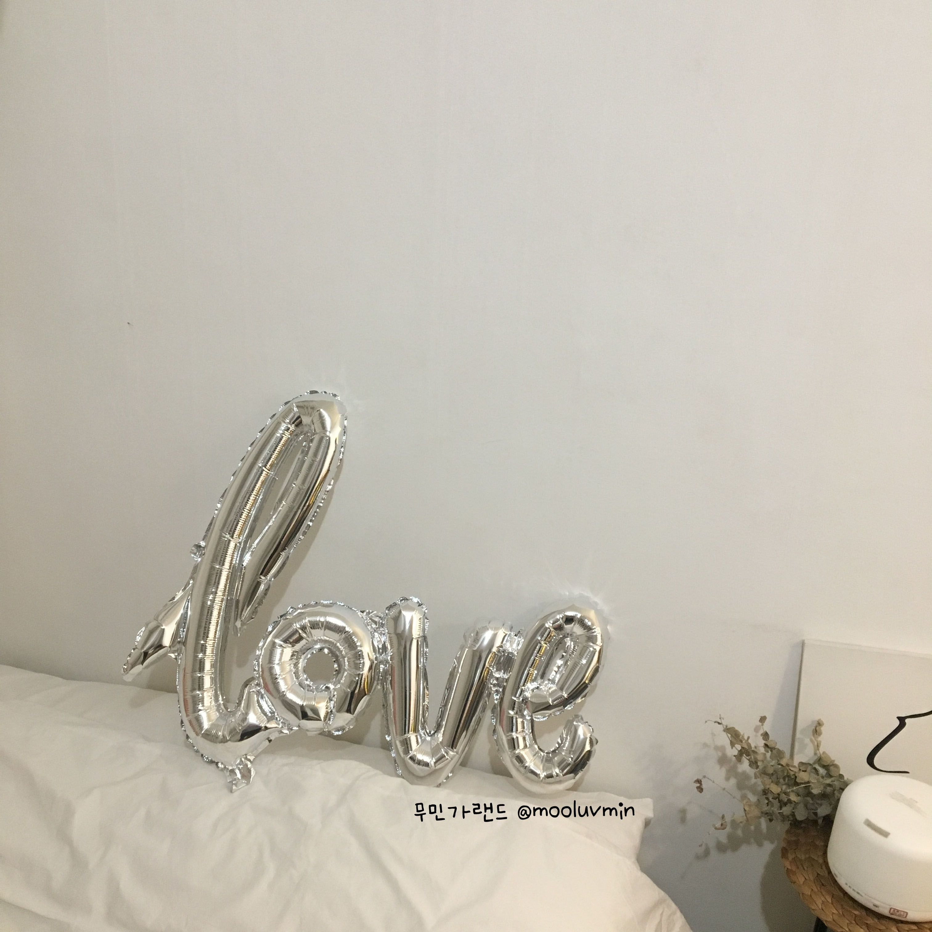 [LOVE 은박풍선] 실버