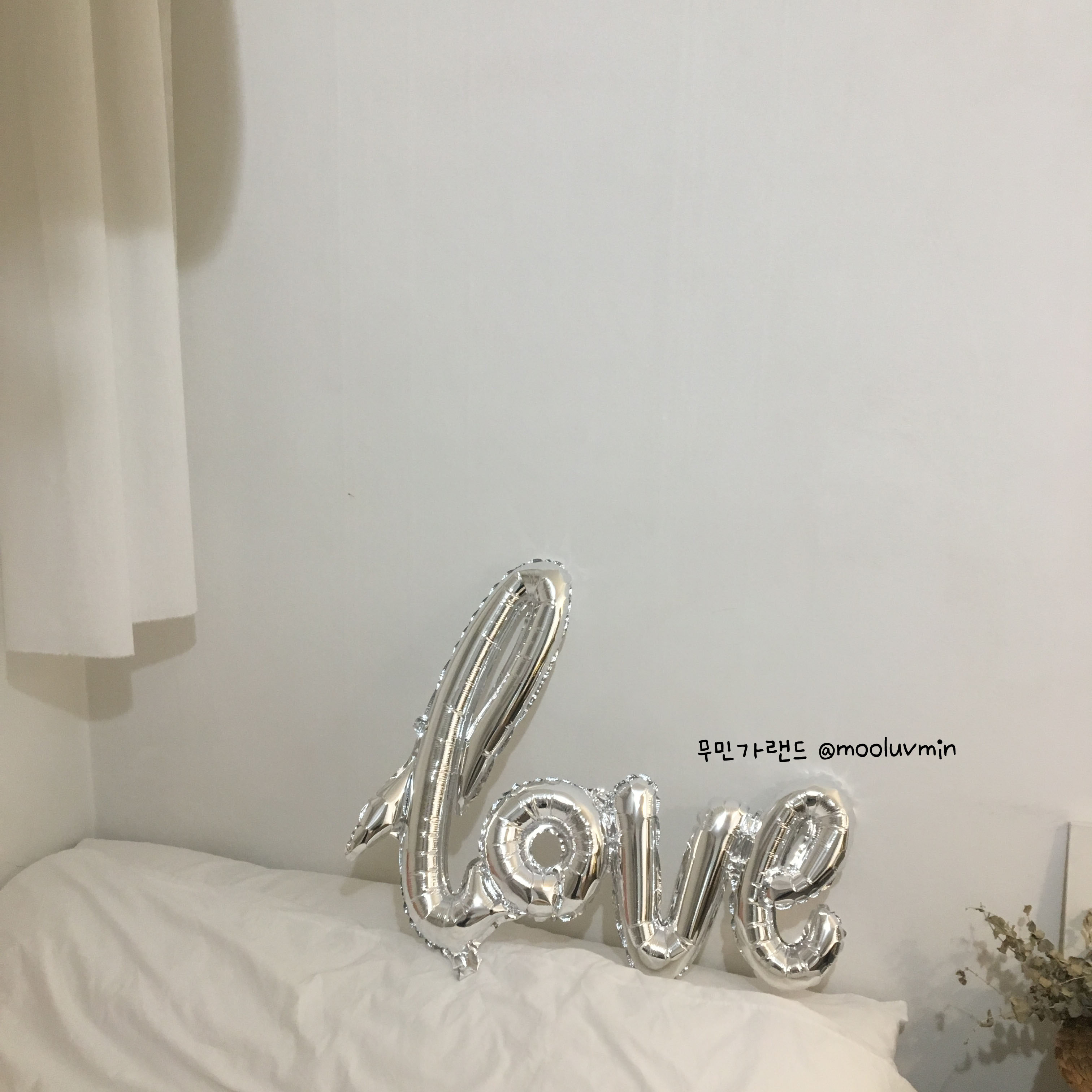 [LOVE 은박풍선] 실버