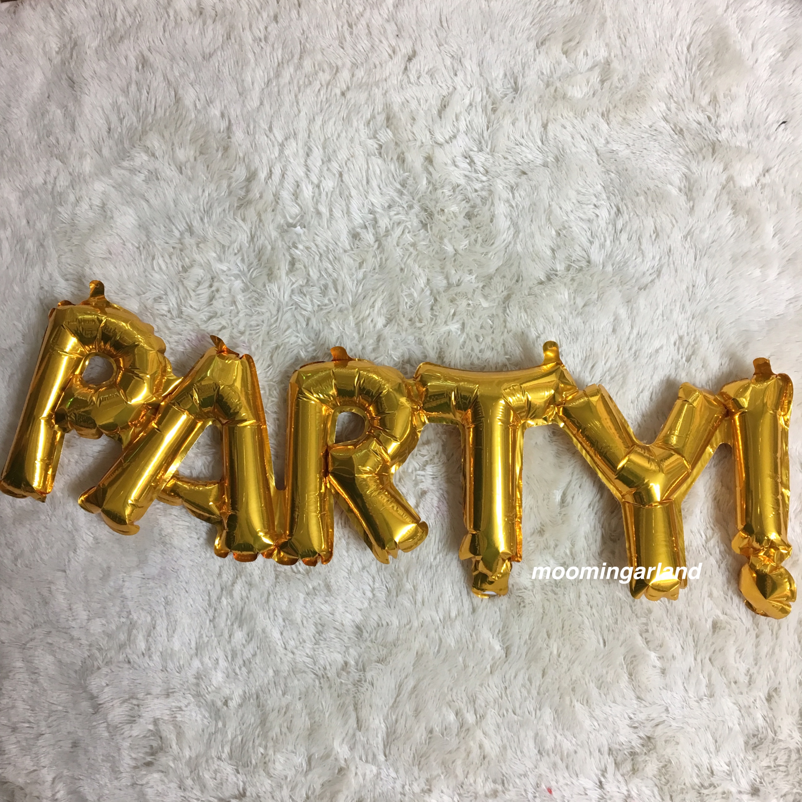 PARTY! 골드 파티 풍선 (크리스마스,연말,생일)