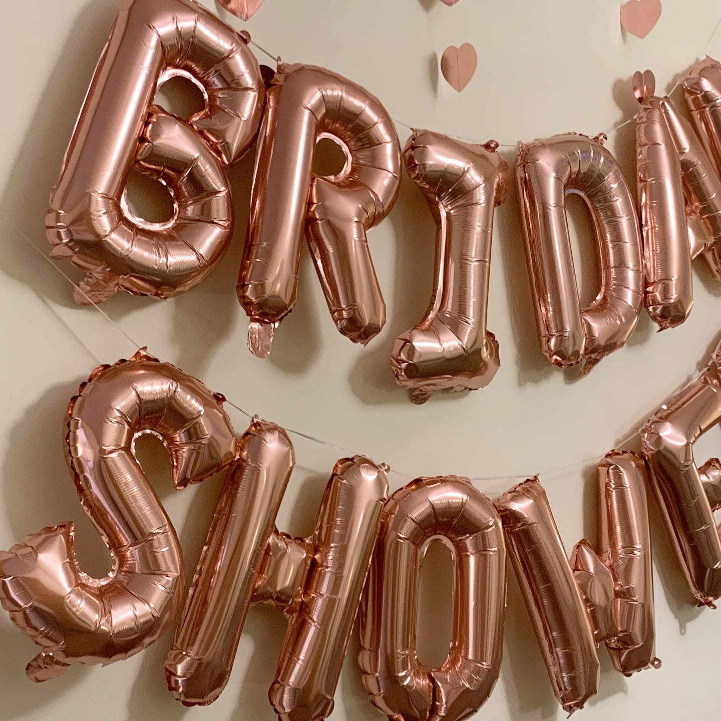 BRIDAL SHOWER 브라이덜샤워풍선 로즈골드