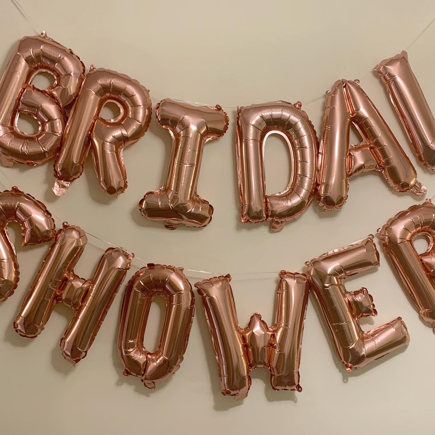 BRIDAL SHOWER 브라이덜샤워풍선 로즈골드