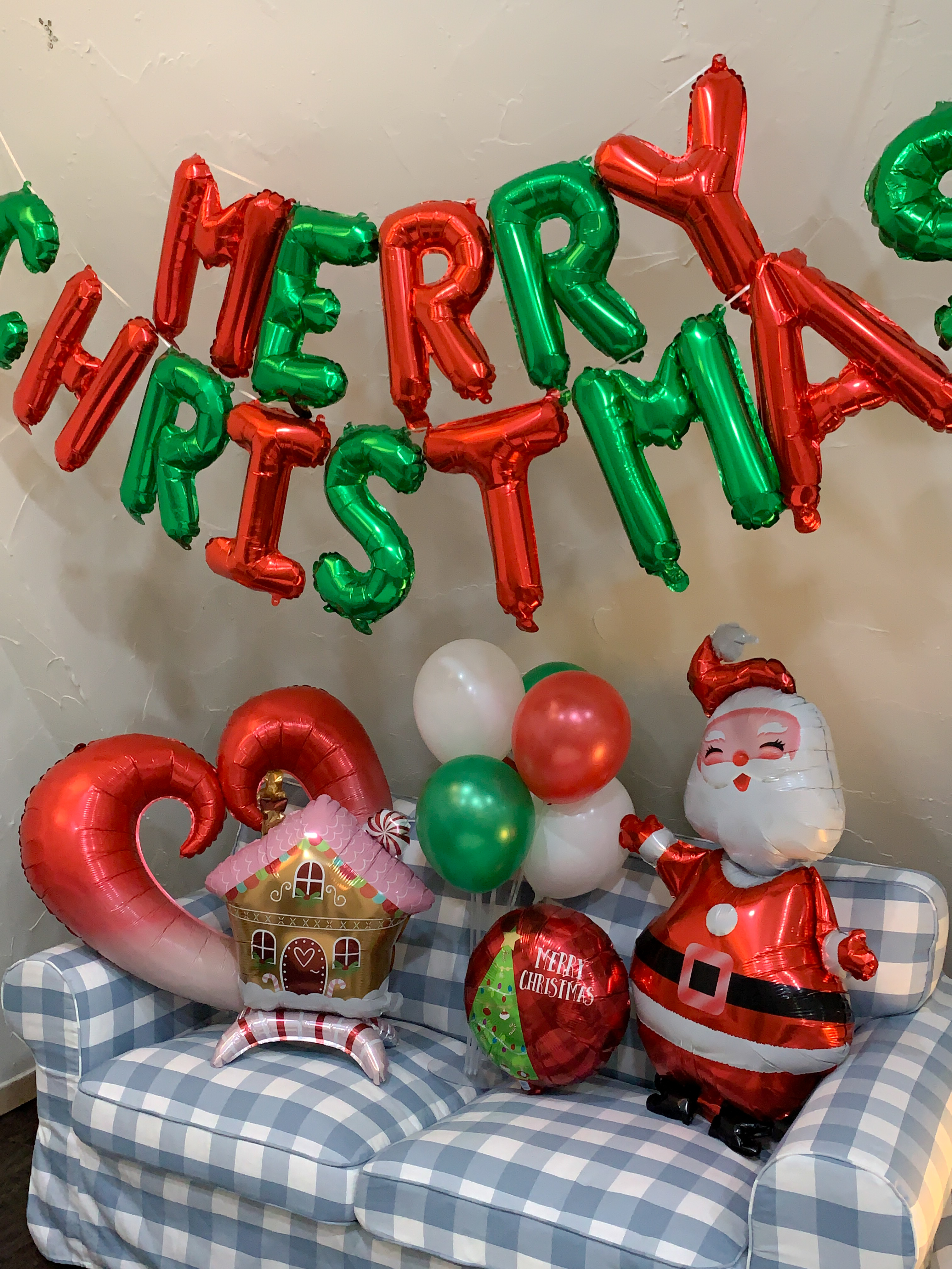 크리스마스 풍선 파티팩 6종 세트