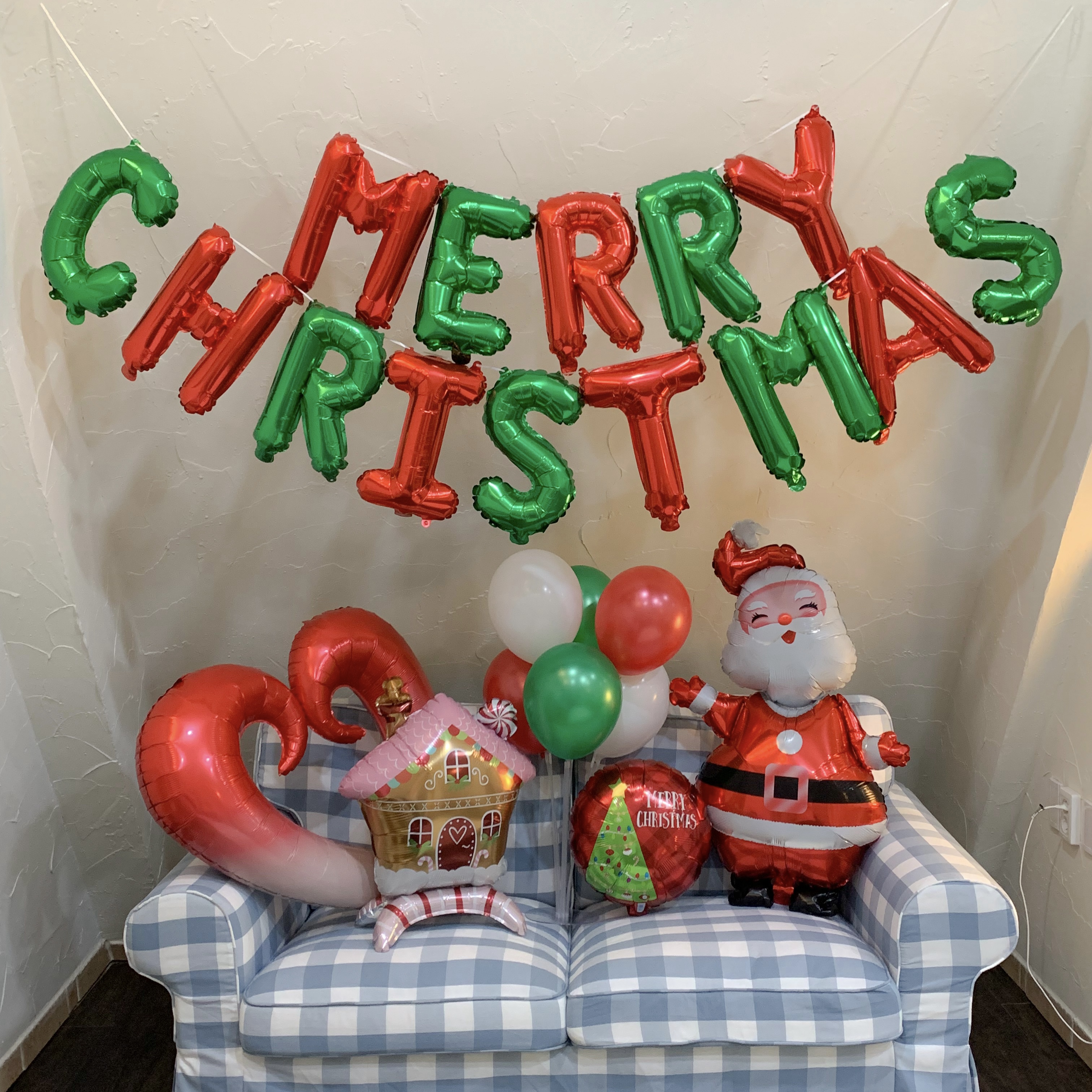 크리스마스 풍선 파티팩 6종 세트
