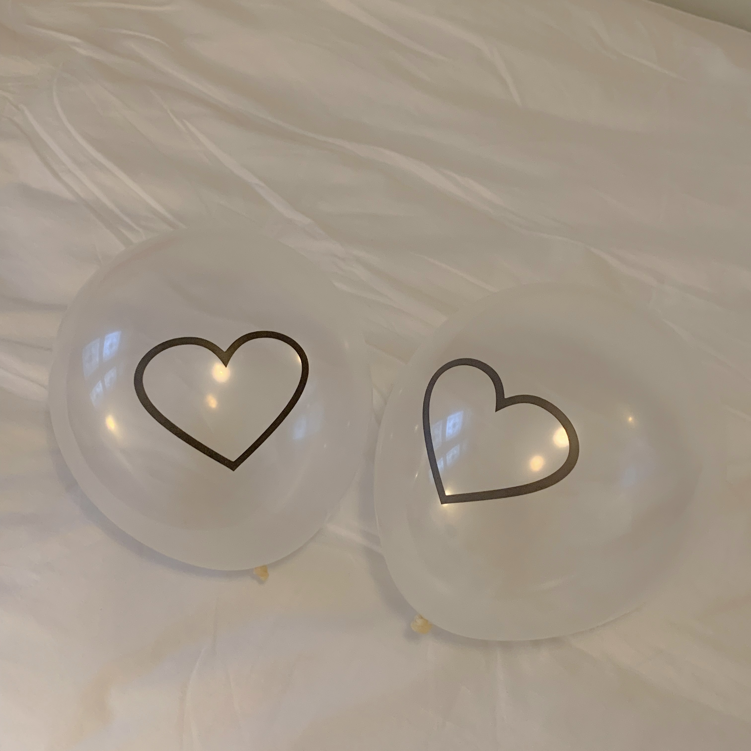 하트 레터링 풍선 2개입